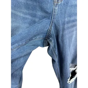 American Eagle Mom Jeans Distressed Ripped Knees Medium Wash Comfort Waist 20 thumbnail 2