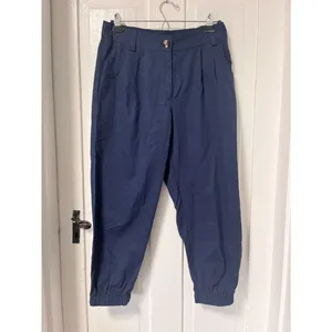 NWT Halara Casual Cotton Joggers with pockets Moonlit Ocean Blue size M thumbnail 3