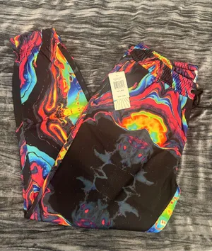Multicolor Abstract Mens Joggers by drill clothing thumbnail 1