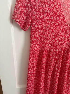ZARA Medium maxi dress Red thumbnail 2