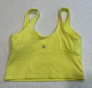 Lululemon align copper tank top neon yellow size 4 women thumbnail 1
