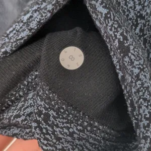 Lululemon Pick Up The Pace Long Sleeve‎ SIze 8 Luon Spray Jacquard Blue Black thumbnail 10