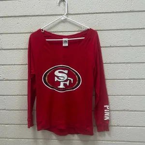 PINK Victoria’s Secret Red San Francisco 49ers Tee size XS thumbnail 2