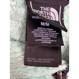 The North Face Osito Fleece Jacket Womens Medium Mint Green Excellent Full‎ Zip thumbnail 3