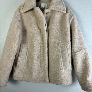 Vince Women's Button Front Sherpa Jacket Size S thumbnail 12