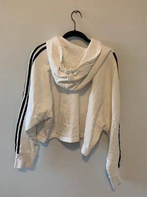 Cropped White Sweatshirt thumbnail 3