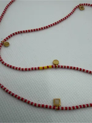 Madewell Beaded Long Station Necklace thumbnail 2