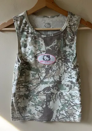 Sanrio Hello Kitty Camo Tank Top thumbnail 1