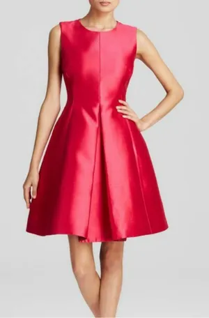 Kate Spade Hot Pink Structured Bubble Dress Size 12 thumbnail 1
