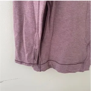 Lululemon Coast Wrap Heathered Mod Rose 8 Funnel Neck Jacket Button Cocoon thumbnail 9