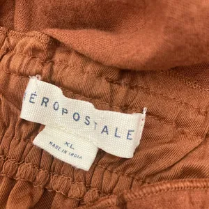 Aeropostale Cinnamon Smocked Cotton Mini Dress XL • Boho Summer Beachy Vacation thumbnail 14