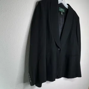 Lauren Ralph Lauren Black Wool‎ Blazer thumbnail 2