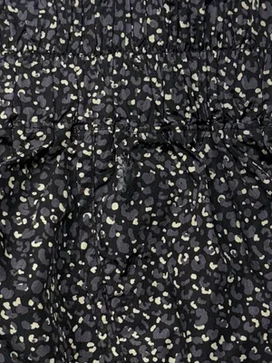 FP Movement by Free People Black Floral Smocked High-Waist Shorts thumbnail 7
