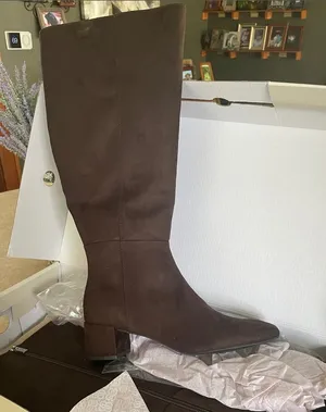 Bandolino Dark Brown Over-the-Knee Suede Boots thumbnail 1