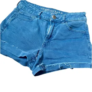 American Eagle Women's Blue Super Super Stretch High‎ Rise Summer Shorts Size 6 thumbnail 2