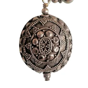 Artisan Bali Sterling Silver Graduated Bead Lariat Necklace thumbnail 8