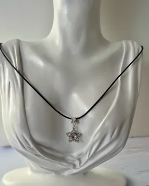 Star Pendant Necklace Silver thumbnail 2