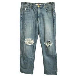 Aviator Nation Canyon Crop Jeans Mid Rise Vintage‎ Medium Wash Distressed 30 thumbnail 4
