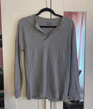 Knockers Grey PJ Long Sleeve thumbnail 1