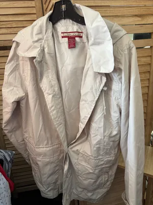 Haband Light Beige Trench Jacket Large Tan thumbnail 1