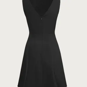 RIHOAS The Black Boat Neck High Waisted Mini Dress 14 thumbnail 6