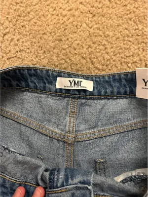 E293 5/27 baggy pants jeans extra wide comfy new unused thumbnail 4