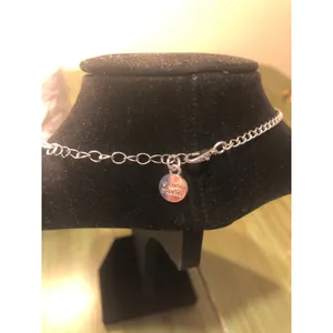 Disney Ludo Studio EUC Bluey Bingo Silvertone Necklace thumbnail 5