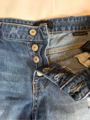 Vervet Denim Jean Shorts Button Up 100% cotton thumbnail 8