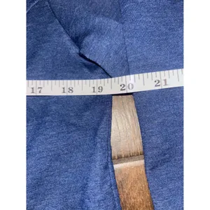 Chico's Jacket 1 Med Blue Floral Lined‎ Single Button Professional Casual Chic thumbnail 4