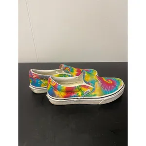 Vans Women's Tie Dye Slip On Sneakers Size W-7 M-5.5 SKU 2078 thumbnail 3