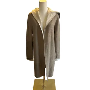 Jo & Me wool cashmere blend long cardigan sweater Large soft business casual thumbnail 2