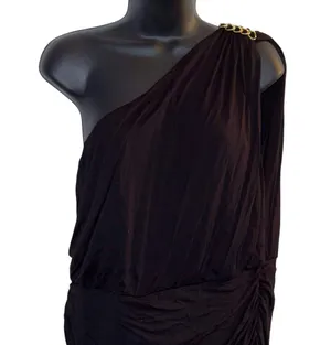Venus off shoulder chain detail jumpsuit thumbnail 5