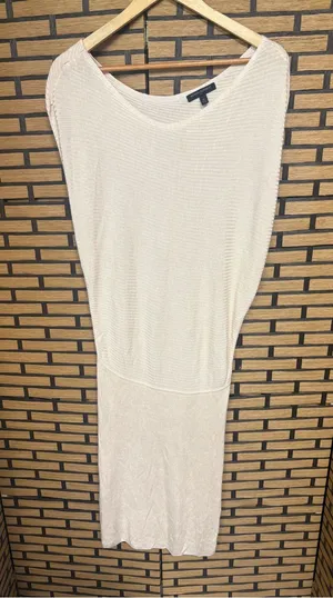 Banana republic tan dress size medium thumbnail 1