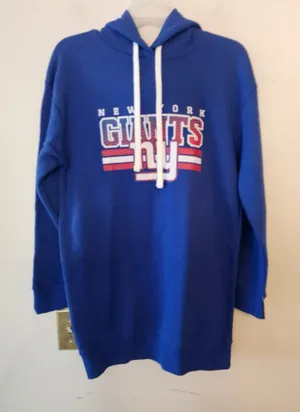 Nfl new york giants oversized hoodie size juniors medium thumbnail 1