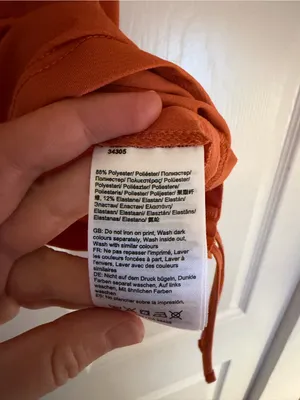 Helly Hansen Cinch Sides Orange Tank Top thumbnail 4