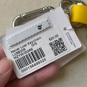 Lululemon Never Lost Keychain - Maize Yellow/Graphite Grey thumbnail 7