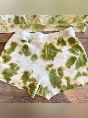 FREE PEOPLE Kelly Tie Dye shorts sweatshirt thumbnail 13
