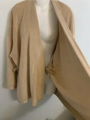 SKIMS Taupe Plush Robe Ladies Sz XS Velour Luxury Missing Belt Plush thumbnail 6