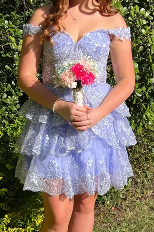Amazon Purple hoco dress thumbnail 2