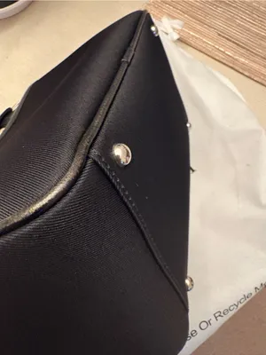 Classic Plaid and navy‎ Burberry Top-Handle Women's Tote thumbnail 3
