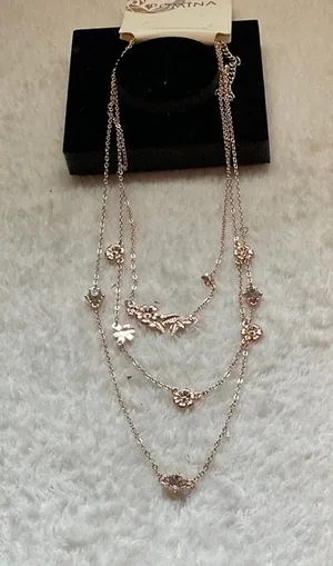 Pomina Three tier Rise Gold tone Necklace thumbnail 1