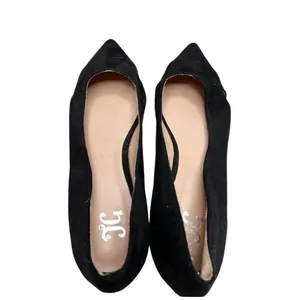Journee Collection Flats Size 6 Black Pointed Toe Slip On Winslo Lightweight‎ thumbnail 4