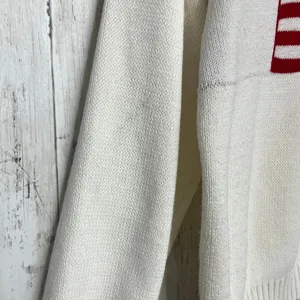 Vintage Carly Blake American Flag USA Ribbed Hem Crew Neck Sweater Large thumbnail 4