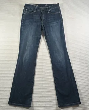 AG Adriano Goldschmied The Jessie Curvy Boot Fit Jeans Dark Wash Women's 26 R thumbnail 1