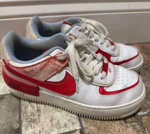 Nike Air Force 1 Shadow Cracked Pink and Red thumbnail 3