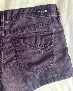 Lucky Brand Purple Jean Shorts thumbnail 4