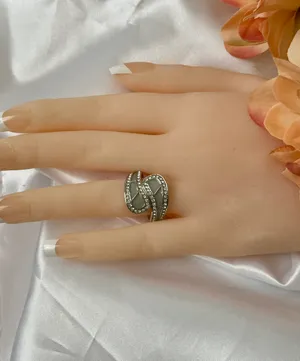 Bohemian Style Ring, Size 7 Green thumbnail 1