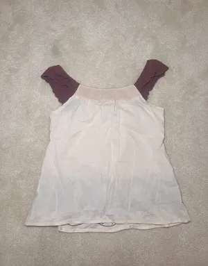 Cottage Core Blouse with Cutouts Size Small Multiple thumbnail 2