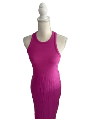BEYOND YOGA Purple Pink Maxi Dress Size Medium thumbnail 4