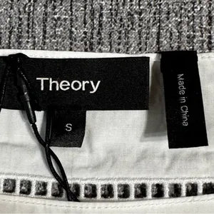 Theory Women’s White Ladder Eyelet Top thumbnail 11